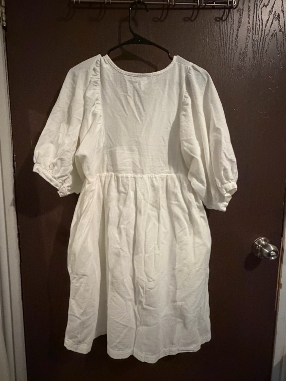 a new day White Maxi Dress with Puff Sleeves